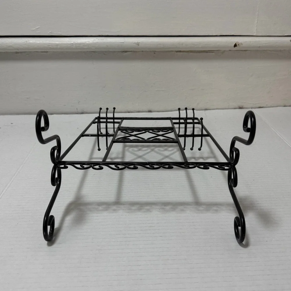 Black Metal Jewelry Accessories Organizer‎ Stand